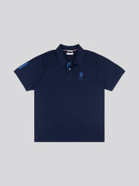 Mens Big & Tall Player 3 Polo Shirt in Navy Blue