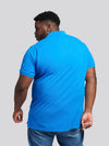 Mens Big & Tall Player 3 Polo Shirt in Directoire Blue