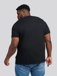 Mens Big & Tall Rider Graphic T-Shirt in Black