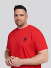 Mens Big & Tall Player 3 T-Shirt in Haute Red