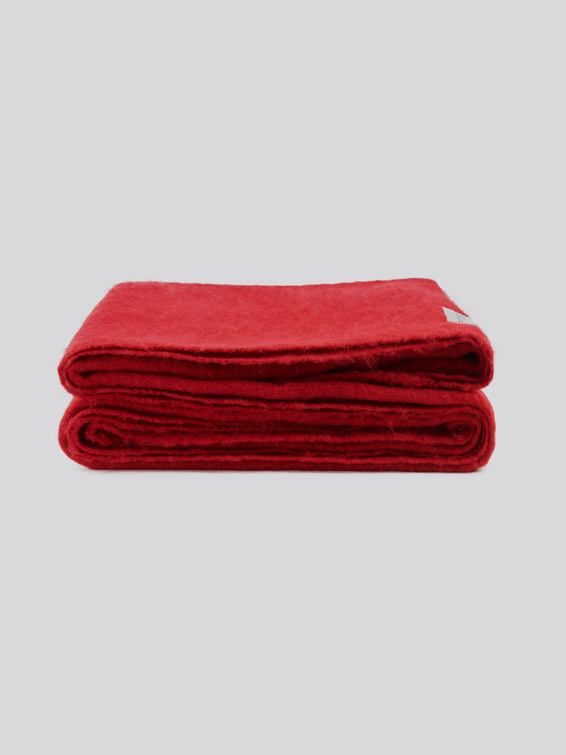 U.S. Polo Assn. Premium Super Soft Hanging Throw Haute Red