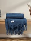 U.S. Polo Assn. Premium Super Soft Hanging Throw Navy Iris