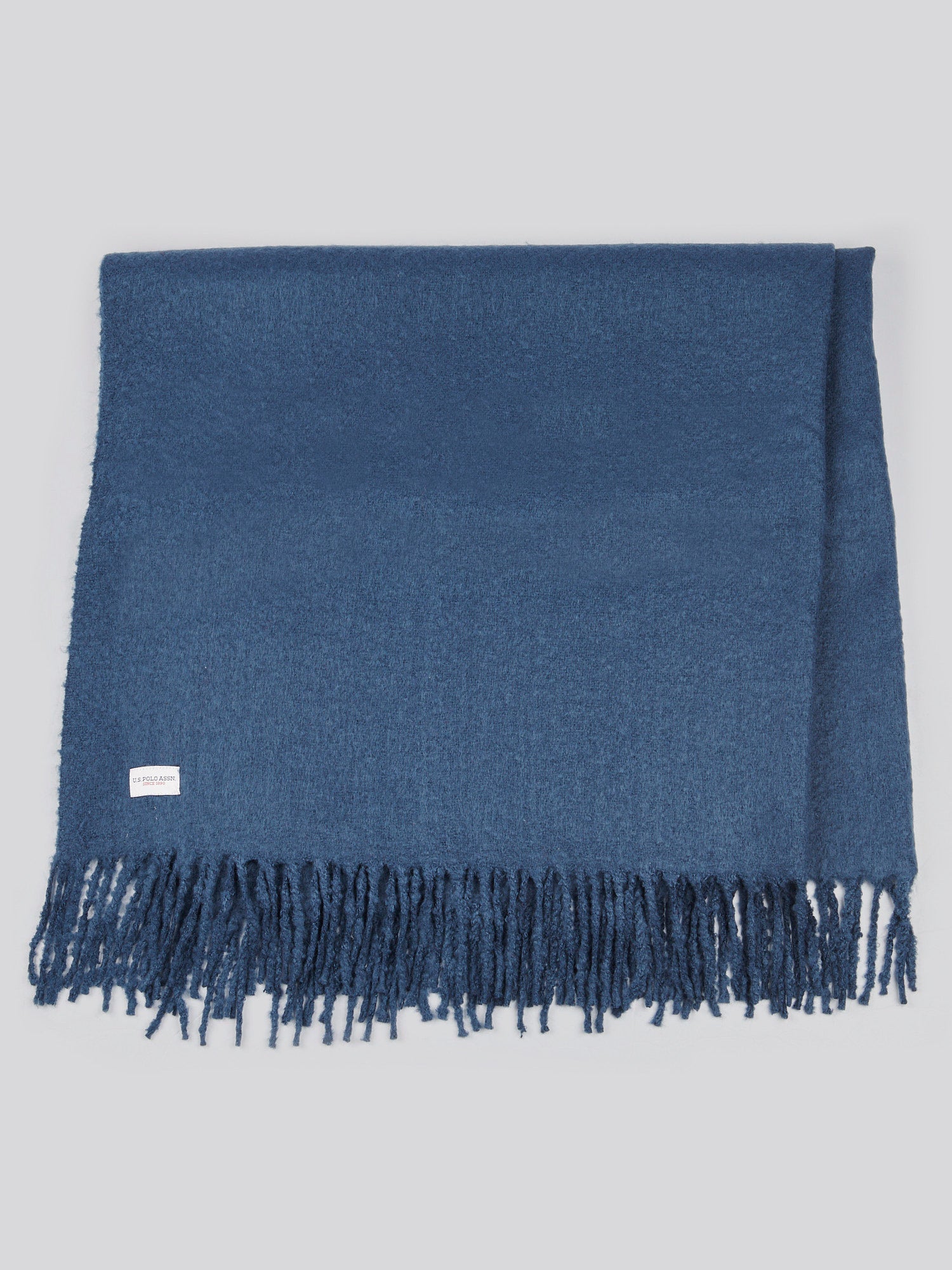 U.S. Polo Assn. Premium Super Soft Hanging Throw Navy Iris