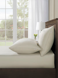 U.S. Polo Assn. Pure Cotton Sheet & Pillowcase Set Oatmeal