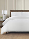 U.S. Polo Assn. Pure Cotton Classic Seersucker Duvet Set Bright White