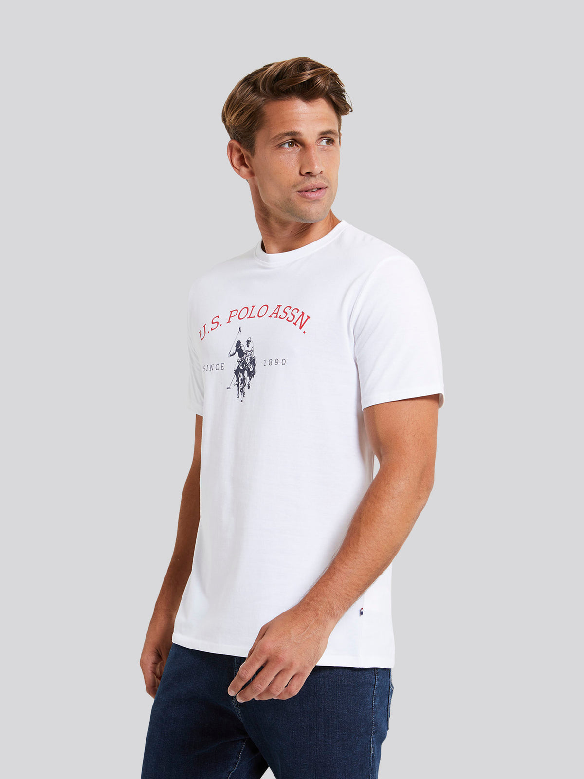 Mens Graphic T-Shirt in Bright White