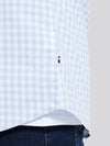 Mens Gingham Shirt in Omphalodes