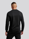 Mens Crew Neck Sweatshirt in Black