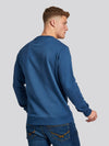 Mens Crew Neck Sweatshirt in Dark Denim