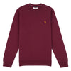 Mens Crew Neck Sweatshirt in Windsor Wine