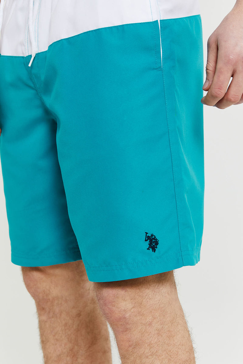 Mens Board Swim Shorts in Caribbean Sea