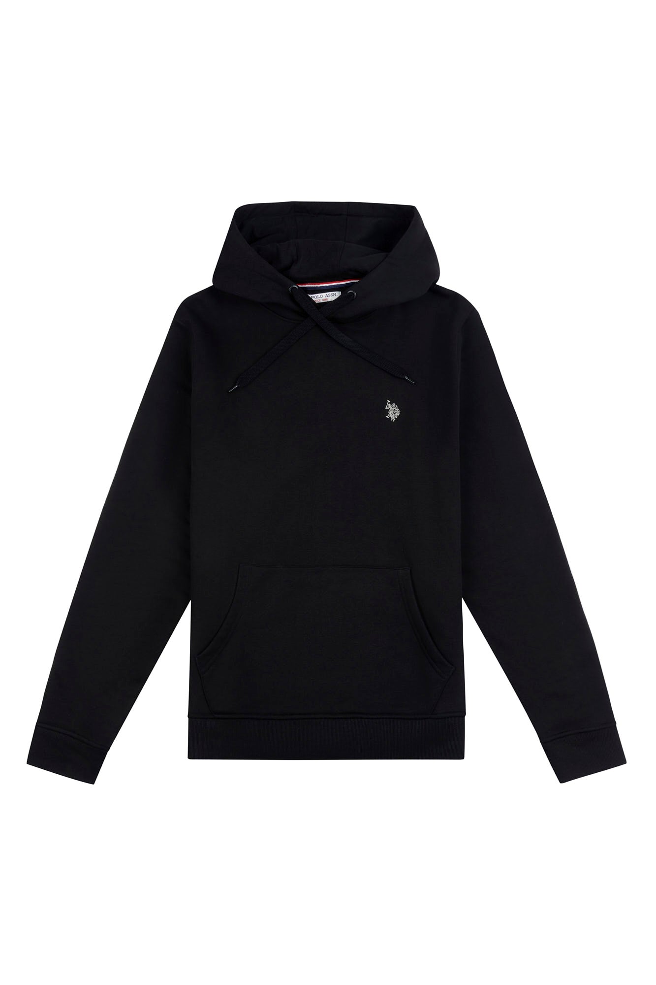 Mens Classic Fleece Hoodie in Black