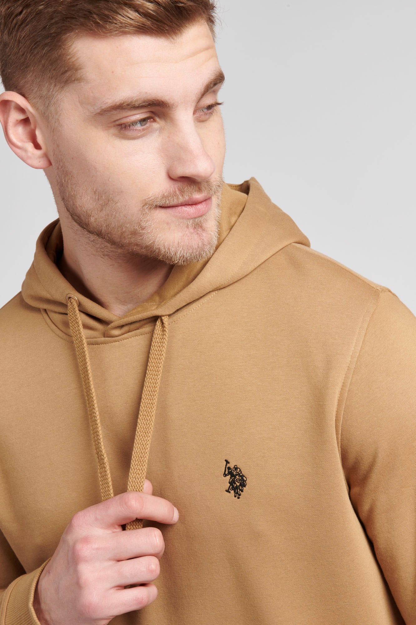 Mens Classic Fleece Hoodie in Tigers Eye