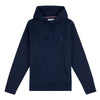 Mens Classic Fleece Hoodie in Navy Blue