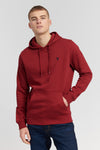 Mens Classic Fleece Hoodie in Biking Red