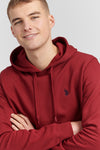 Mens Classic Fleece Hoodie in Biking Red