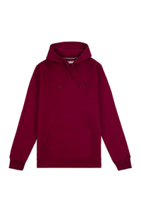 Mens Classic Fleece Hoodie in Biking Red