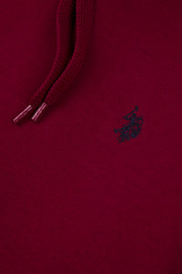 Mens Classic Fleece Hoodie in Biking Red