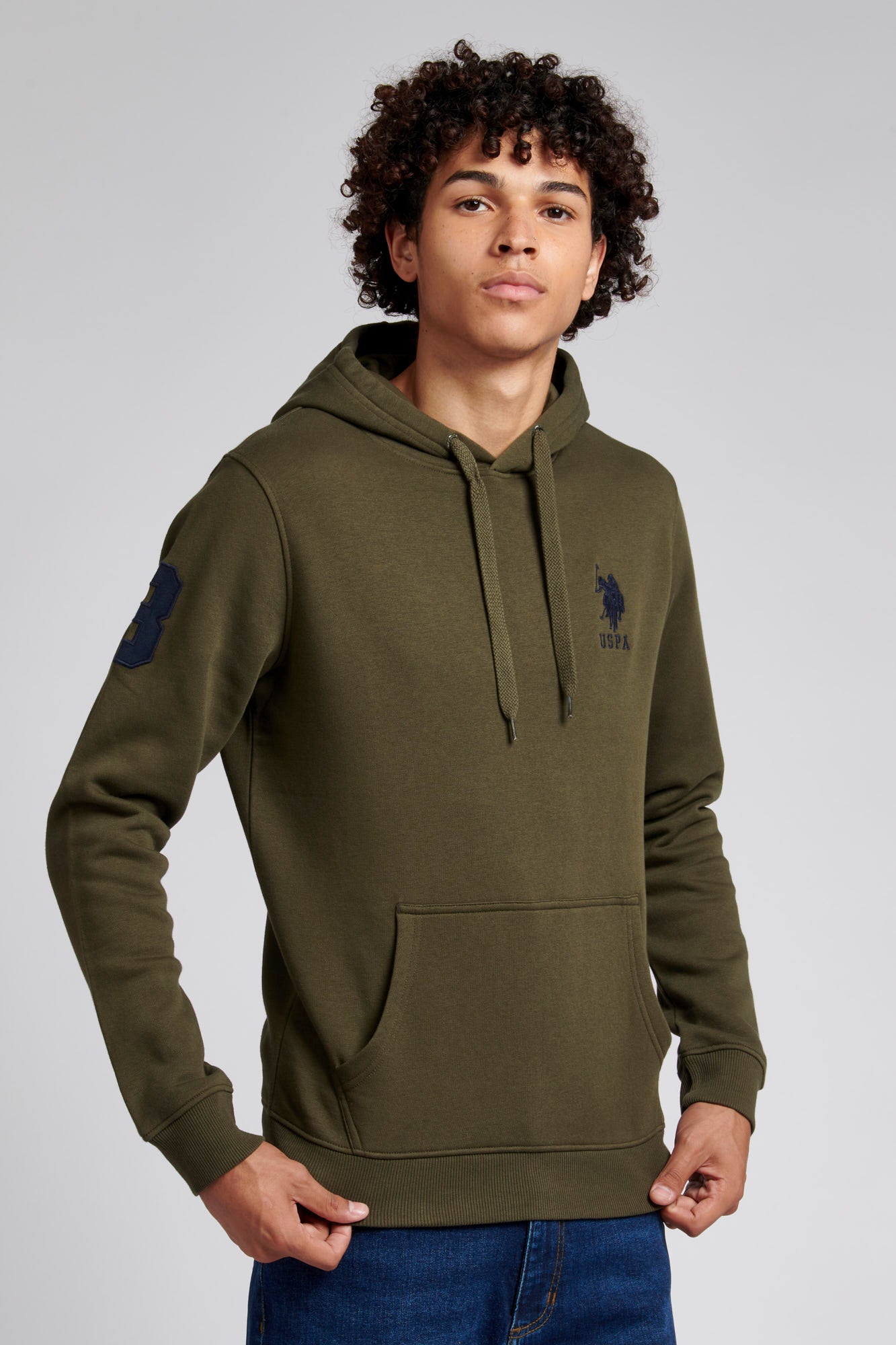 Mens Player 3 Hoodie in Forest Night