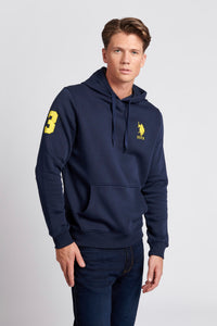 Mens Player 3 Hoodie in Navy Blazer Yellow DHM