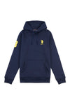 Mens Player 3 Hoodie in Navy Blazer Yellow DHM