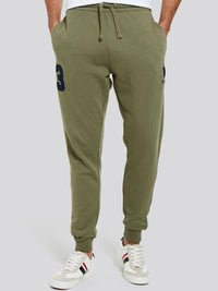 Mens Player 3 Joggers in Deep Lichen Green