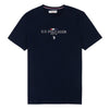 Mens Stacked Heritage T-Shirt in Navy Blue