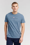 Mens Stacked Heritage T-Shirt in China Blue