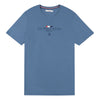 Mens Stacked Heritage T-Shirt in China Blue