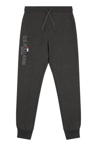 Mens Stacked Joggers in Charcoal Grey Marl