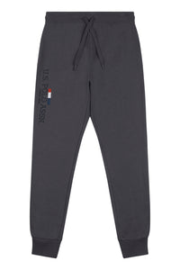 Mens Stacked Joggers in Ebony