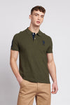 Mens Player 3 Polo Shirt in Forest Night