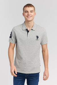 Mens Player 3 Polo Shirt in Vintage Grey Heather