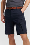 Mens Ripstop Cargo Shorts in Navy Blue