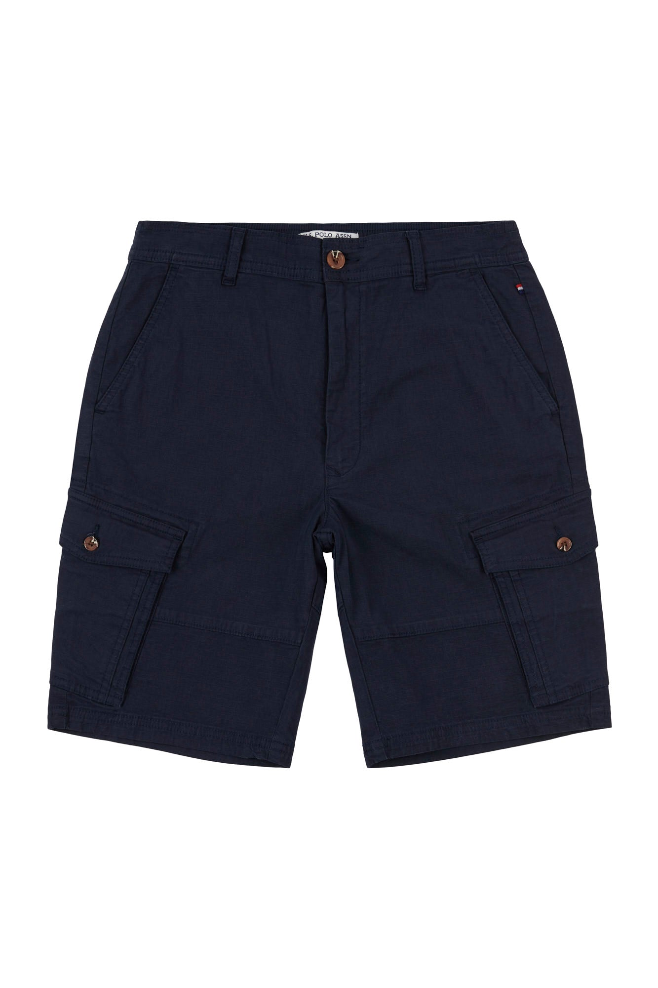 Mens Ripstop Cargo Shorts in Navy Blue