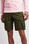 Mens Ripstop Cargo Shorts in Army Green