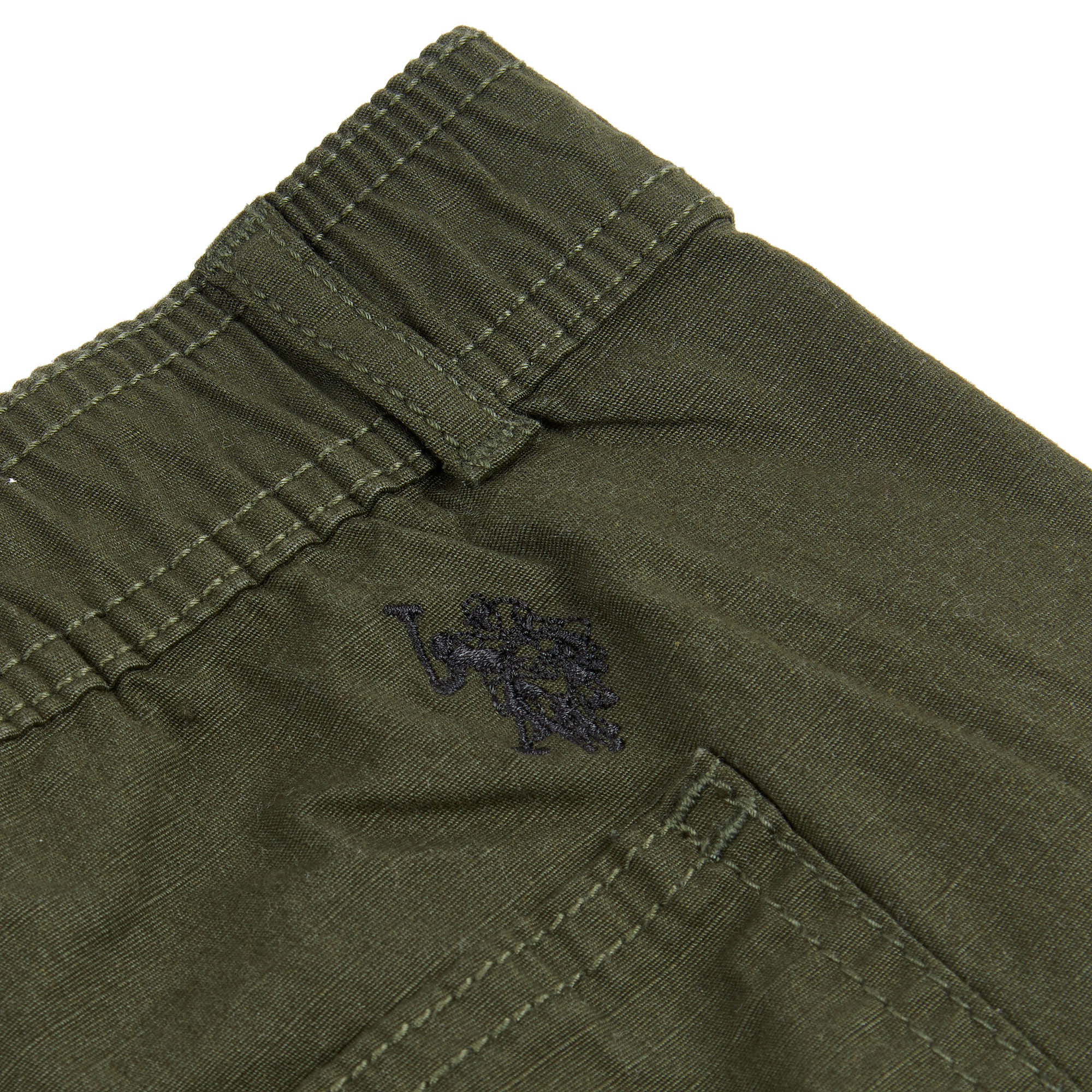 Mens Ripstop Cargo Shorts in Army Green