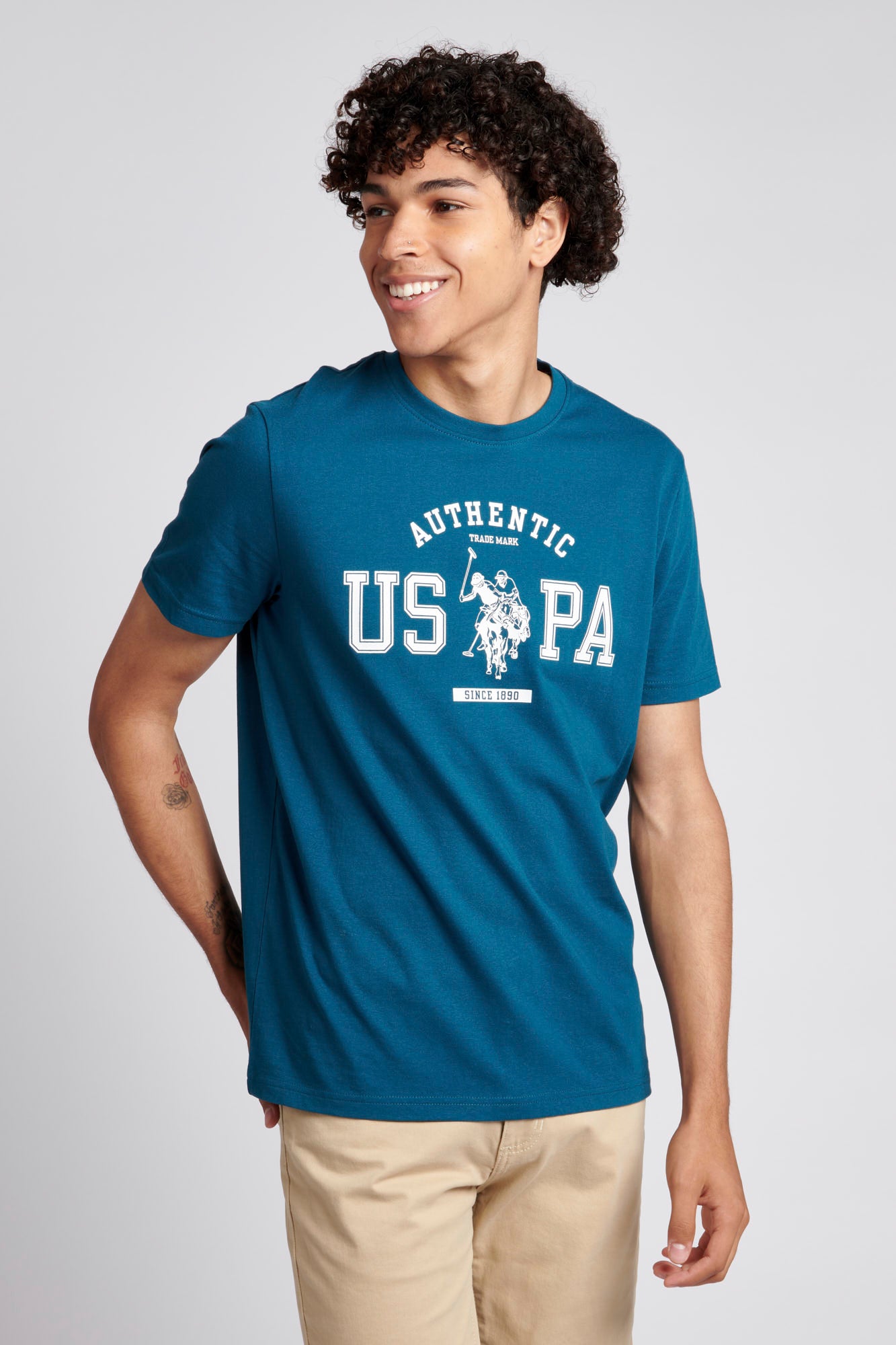 Mens Authentic USPA Graphic T-Shirt in Legion Blue