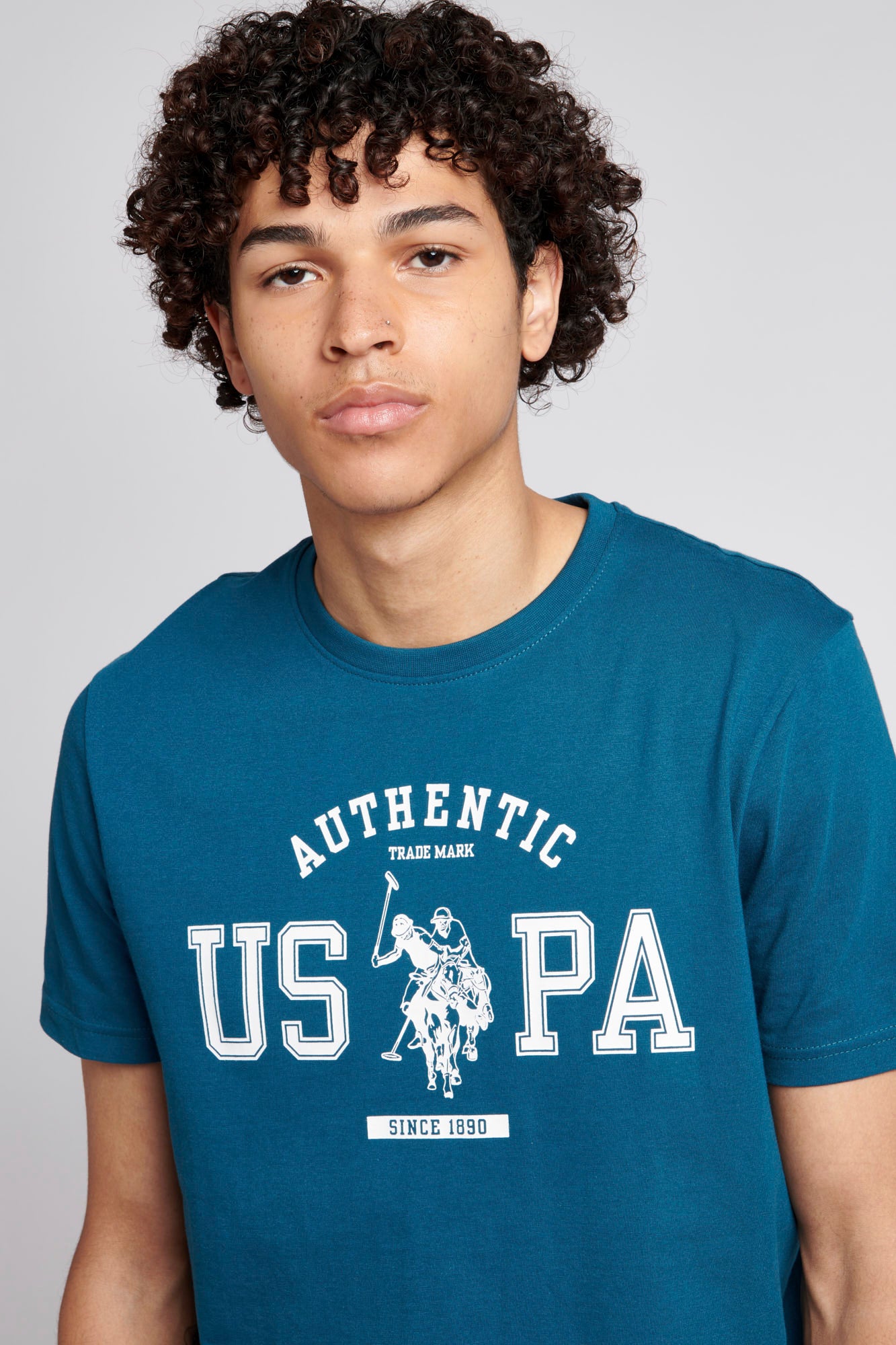 Mens Authentic USPA Graphic T-Shirt in Legion Blue