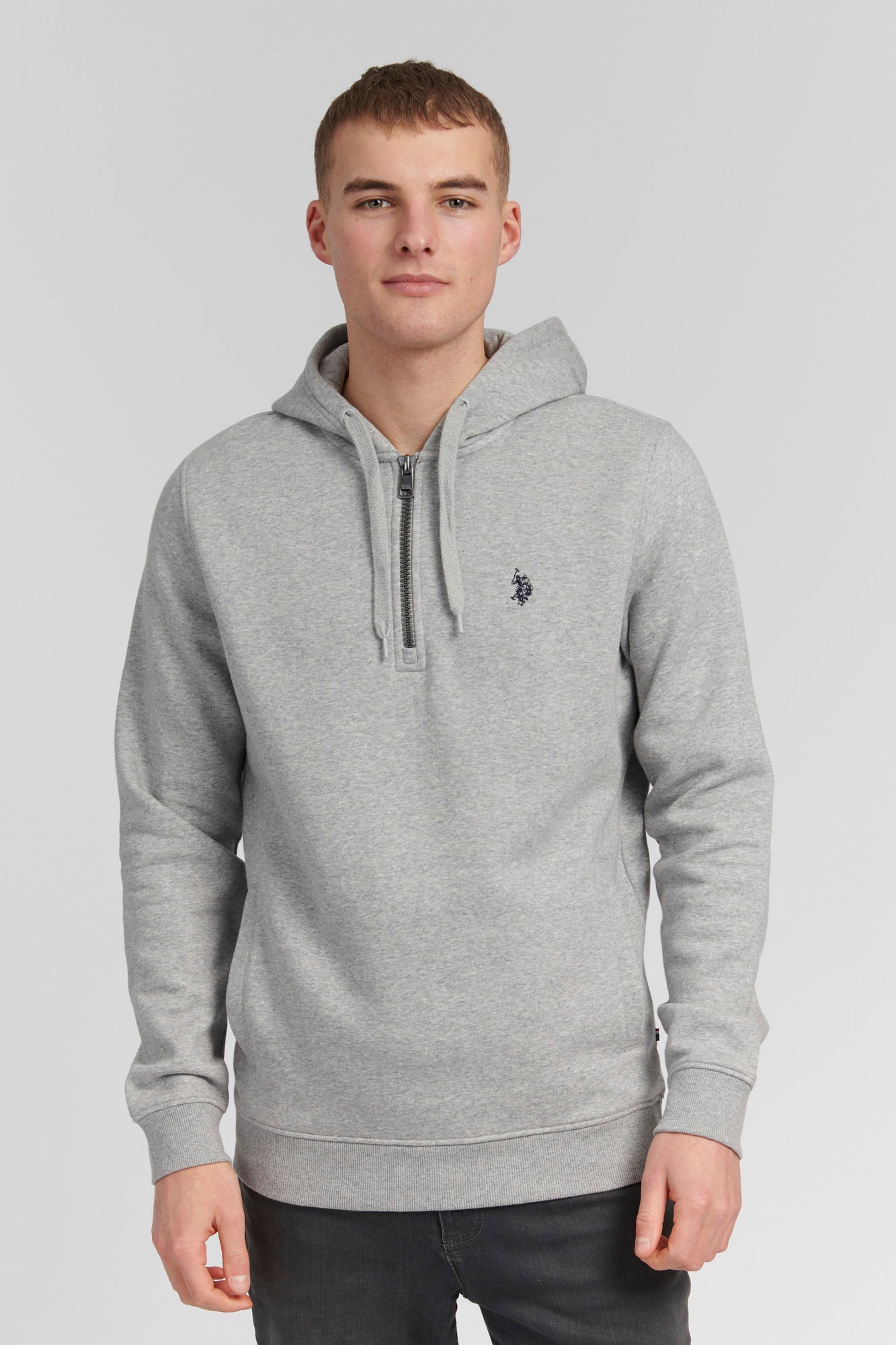 Heather grey hoodie mens hotsell