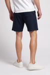 Mens Block Flag Graphic Shorts in Navy Blue