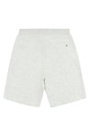 Mens Block Flag Graphic Shorts in Light Grey Marl