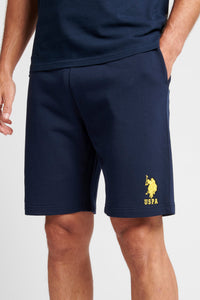 Mens Player 3 Sweat Shorts in Navy Blazer Yellow DHM