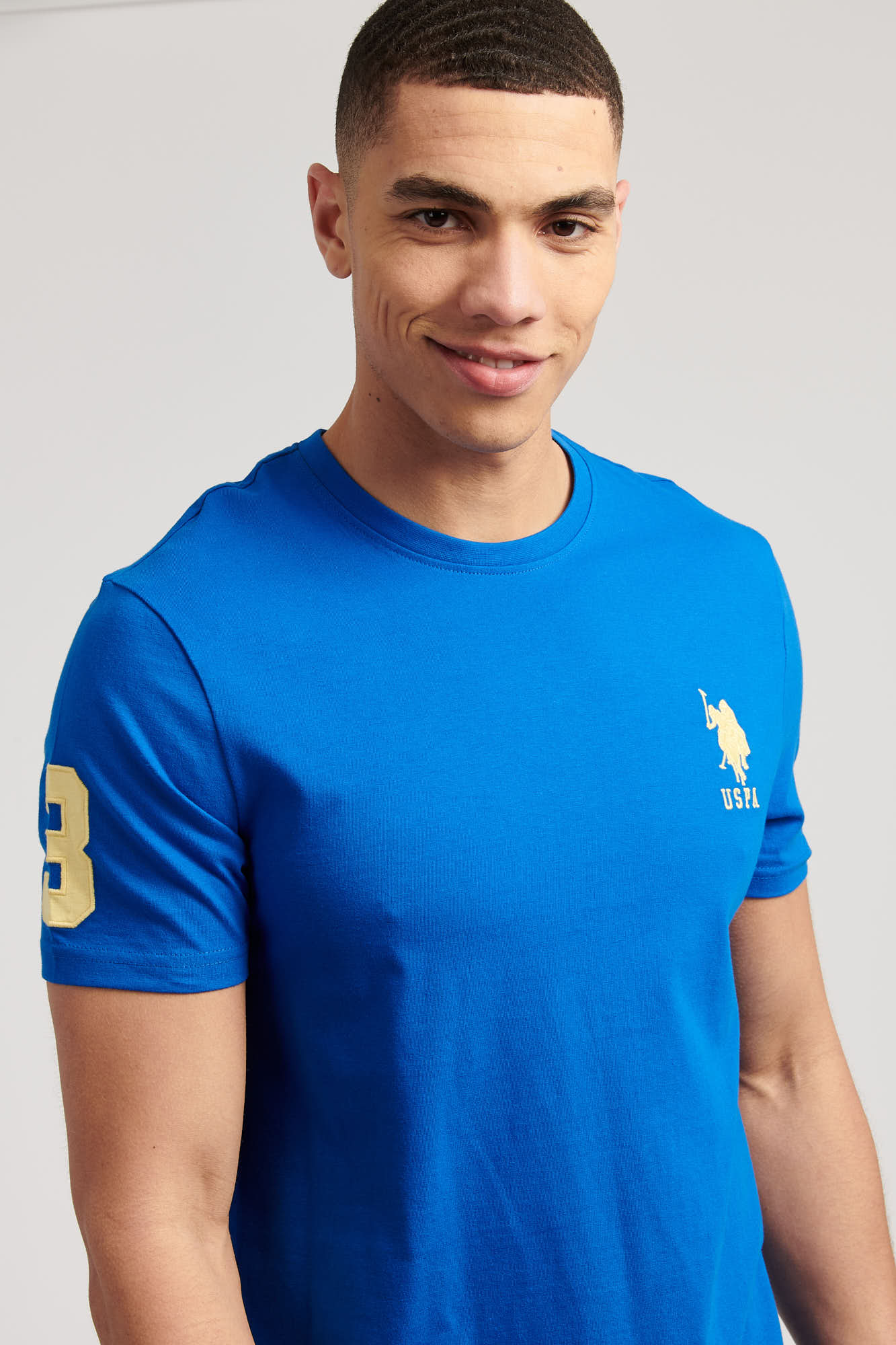 Mens Player 3 T-Shirt in Nautical Blue