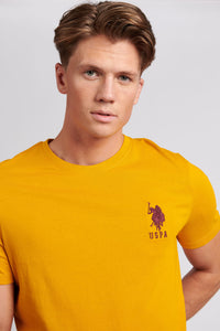 Mens Player 3 T-Shirt in Golden Yellow