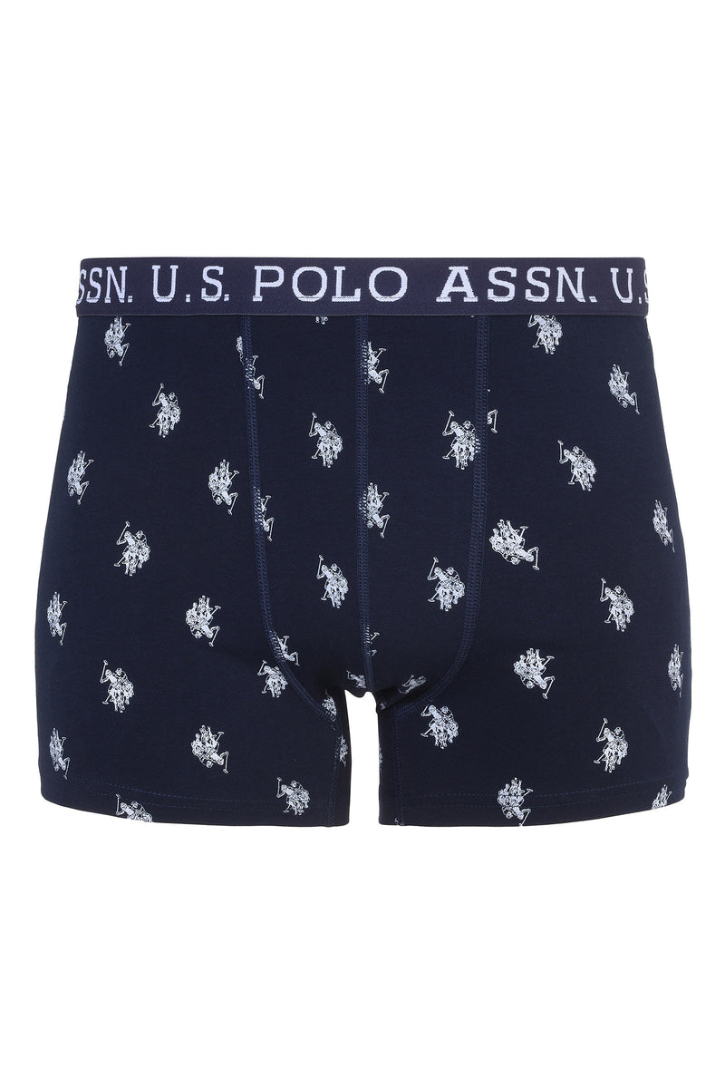 Mens 3 Pack Boxer Shorts in Navy Blue