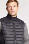 Mens Padded Gilet in Black