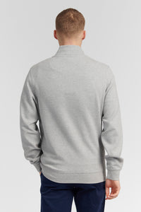 Mens Ottoman Quarter Zip Sweatshirt in Vintage Grey Heather