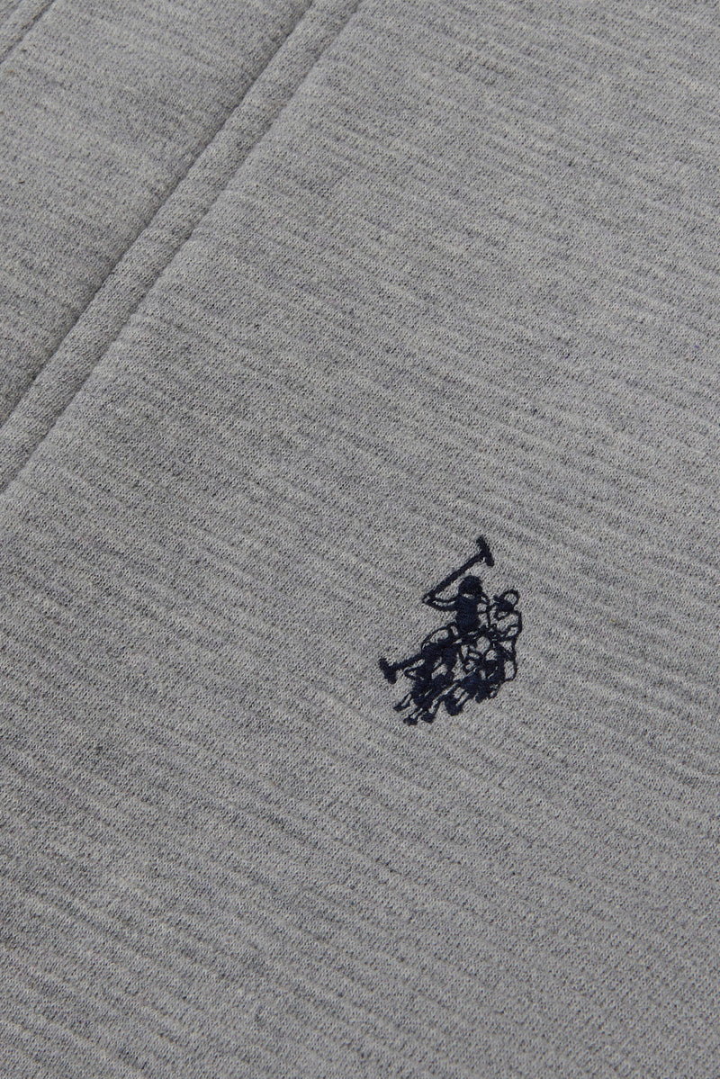 Mens Ottoman Quarter Zip Sweatshirt in Vintage Grey Heather