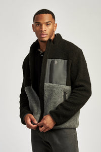 Mens Borg Fleece in Black